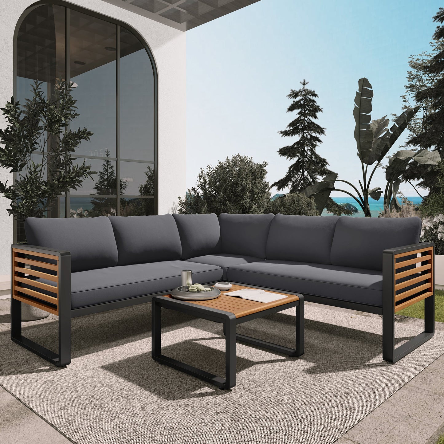 4 Pieces Outdoor Patio Conservation Set